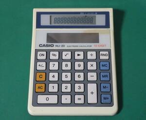 [C093]CASIO Casio WJ-20 calculator retro used 