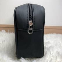 1円〜【美品】Salvatore Ferragamo フェラガモ メンズ セカンドバッグ クラッチバッグ 型押し レザー ブラック 黒_画像5