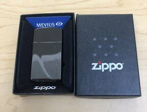 Zippo メビウス MEVIUS スリム ブラック 火花確認 箱付き C4