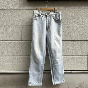 80s USA製 リーバイス デニムパンツ アイスウォッシュ Levi's オレンジタブ アメリカ製 古着 vintage ヴィンテージ テーパード ジーンズ