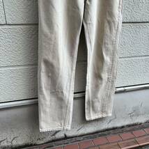 90s USA製 リーバイス 501 0612 デニムパンツ ベージュ カラーデニム Levi's アメリカ製 古着 vintage ヴィンテージ 36 ジーンズ ジーパン_画像5