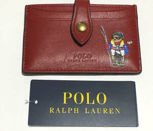 POLO RALPH LAUREN　ポロベア　革 カードケース　ポロラルフローレン　定価15.400円