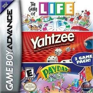 ★送料無料★北米版 Life Yahtzee Payday GBA ゲームボーイアドバンス