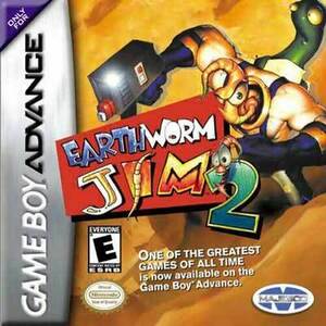 ★送料無料★北米版 Earthworm Jim 2 アースワームジム2 ゲームボーイアドバンス