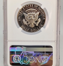 １円スタート NGC PF70 ウルトラカメオ クラッド貨 アメリカ ケネディ コイン 1982年 サンフランシスコ タイプ１ 50セント ハーフダラー_画像5