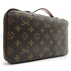 1円【良品】 LOUIS VUITTON ルイヴィトン トラベルケース セカンドバッグ 長財布 ビジネス エスカパド M60113 オーガナイザー モノグラム 