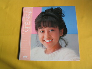 鮮LP ★岩崎良美-Singles◇帯・ポスター付.美麗盤