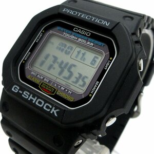 未使用 1円 カシオ G-SHOCK 5600シリーズ メンズ タフソーラー デジタル G-5600E 時計 CASIO G-5600E-1JF ブラック Gショック 稼動品