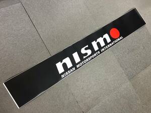 NISMO ニスモ フロントウィンドー用ステッカー　黒（旧ロゴ）