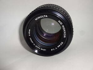 【ジャンク品】MINOLTA(ミノルタ) MD Rokkor 50mm F1.4 標準 単焦点レンズ 4067541【送料無料】