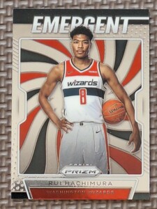 2019-20 Panini Prizm #21 RUI HACHIMURA RC Emergent Washington Wizards Los Angeles Lakers Gonzaga