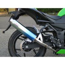 R.P.M. NINJA250R 80D-Raptorスリップオン ブルーチタン 展示未使用品_画像1