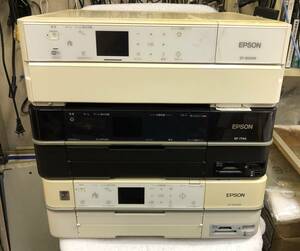 EPSON エプソン インクジェットプリンター EP-804AW EP-774A EP-803AW 3台セット 動作未確認 ジャンク品です。