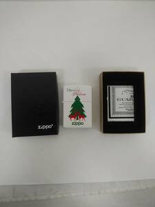 【送料無料】【未使用】ZIPPO 2001年 クリスマス柄 / 箱保証書付き 