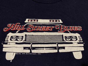 Hill Street Blues Tシャツ ビンテージ NBC 刑事 ドラマ ヒルストリートブルース russell athletic vintage used バンド 警察 パトカー