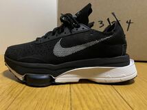 公式正規店購入 NIKE AIR ZOOM スニーカー 黒 スウェード 24.5cm ナイキ エアズーム ウィメンズ レアモデル_画像4