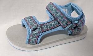 [1 jpy exhibition ] Kids sport sandals Sky blue US size :4 EUR size :35 touch fasteners . adjustment is possible 