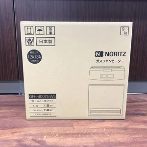 未開封 NORITZ ノーリツ 都市ガスファンヒーター GFH-4007S-W5