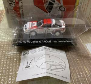 11C23★CM’s1/64★ラリーカー★TOYOTAトヨタSS.12★セリカCelica GT-FOUR 1991 Monte Carloモンテカルロ★未使用未展示★REPSOLレプソル