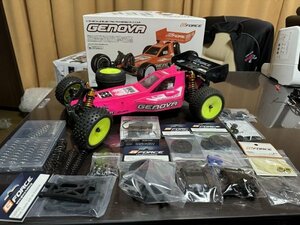 激安 完動品★GENOVA 2WD Buggy　オプション仕様　モータ、アンプ、サーボ付き　補修部品あり　80ｋｍオーバー