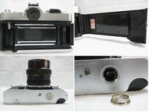 ▲KONICA コニカ AUTOREFLEX T3 シルバーボディ レンズ HEXANON AR 50mm F1.4 一眼レフカメラ フィルムカメラ 昭和レトロ 現状▲60_画像9