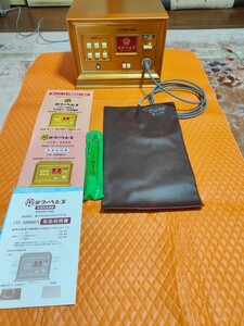 送料無料 電位治療器 パワーヘルス PH-10000A シリーズ上位機 電圧2段階設定 電床シート 純正絶縁シート 安心取説３部 検電器付 即利用可能