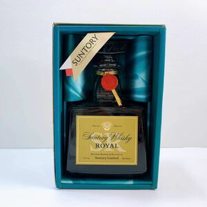 306☆未開封☆ SUNTORY サントリー ROYAL ローヤル WHISKY ウイスキー 720ml 43％ 86プルーフ SR Suntry Limited 箱付き 古酒 現状品