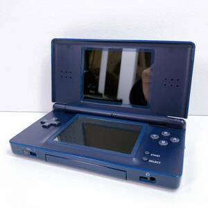 28【中古】Nintendo DS Lite 本体 USG-001 ネイビー ニンテンドー DS ライト タッチペン付き 任天堂 動作確認 初期化済み 現状品