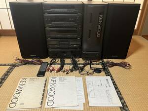 ☆ KENWOOD ケンウッド ROXY L5 ロキシー T-85/A-85/DP-950/GE-850/X-85/S-9M/SW-9 システムコンポ 説明書 リモコン付き ☆ジャンク☆