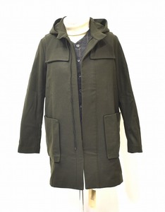 bassike (ベイシーク) MINIMAL MILITARY COAT ミニマル ミリタリーコート JACKET ジャケット メルトン ARMY HOODIE フーディー WOOL M