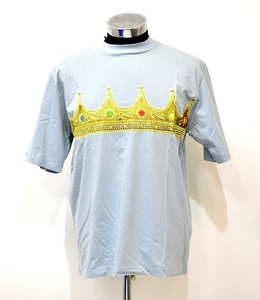 PHENOMENON(fenome non )CROWN PRINT TEE Crown принт футболка LOGO S/S T-Shirt переиздание MCM M si- M Logo cut and sewn короткий рукав L