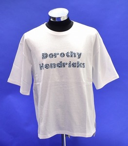 新品 Dorothy Hendricks（ドロシー ヘンドリクス）DH0074 BIG TEE LEOPARD LOGO/FRONTビッグTシャツ レオパードロゴ S/S LOGOカットソー　