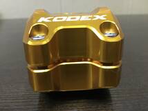 Kodex Racing Strata stem 40mm 31.8mm OS GOLD ステム 金 試着のみ ほぼ未使用 MADE IN GERMANY_画像4