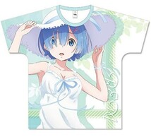 Re:ゼロから始める異世界生活 レム&ラム フルグラフィックtシャツ ホビーストック アニメ tシャツ Lsize 2枚セット_画像2