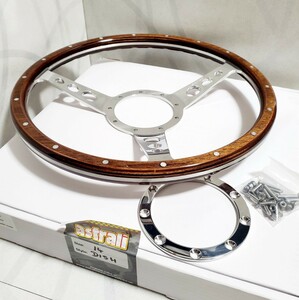  new goods Astra li14 -inch wood dish (Motolita Moto lita Boss correspondence ) Classic Mini, Rover Mini, Britain car high quality Britain stock goods 