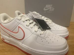 即決24cm NIKE AIR FORCE 1 GS WHITE PICANTE RED ナイキ　エアフォース1 新品国内正規品