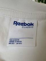 【 Reebok★リーボック】ショート丈長袖Ｔシャツ・ホワイト・Mサイズ・送料180円_画像7