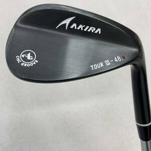 即決■ウェッジ / アキラ　TOUR WEDGE Ⅲ PVD　ディアマナ Thump i105　48度　フレックスS　右