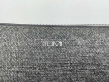 未使用　TUMI　トゥミ　ラウンドファスナー　長財布　グレー　箱付き　□b989_画像2