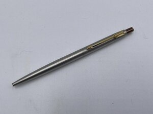 美品　PARKER　パーカー　ボールペン　アメリカ製　シルバー　書けます□b980