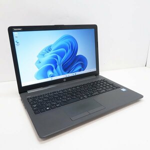 1円スタート〇HP 250 G7【第8世代Core i5 8265U/メモリ8GB/SSD256GB/Win11Pro/webカメラ/無線LAN/HDMI/DVDマルチ/AC付属/ジャンク】