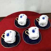 g_t N190 昭和レトロ　Magna Sango china コーヒー碗皿　カップ　&　ソーサー　洋食器_画像2