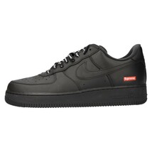 NIKE ナイキ×SUPREME AIR FORCE 1 LOW シュプリーム エアフォース1 ローカットスニーカー ブラック US10.5 CU9225-001_画像1