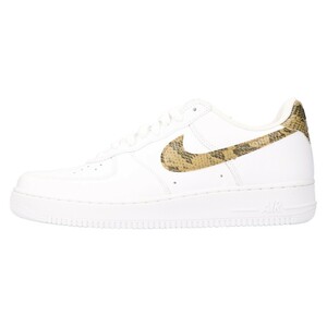 NIKE ナイキ AIR FORCE 1 LOW RETRO PRM QS ナイキ エアフォース スネーク ローカットスニーカー US10.5/28.5cm AO1635-100 ホワイト