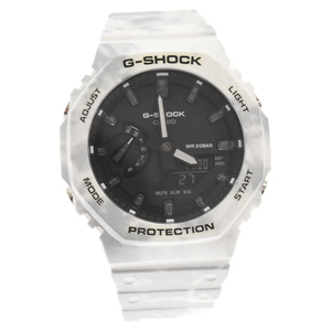 CASIO G-SHOCK カシオ ジーショック GRUNGE SNOW グランジ スノウ アナデジクォーツ ウォッチ 腕時計 ブラック/ホワイト GAE-2100GC-7AJR