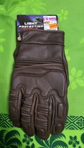 ワークマン LIGHT PROTECTION GLOVE ダークブラウン （LLサイズ） 新品未使用_画像1