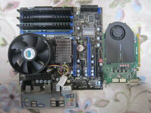 MSI X58M +Xeon X5670 + PC3-12800（2GB×３+４GB×２）計14GB + Quadro2000のセット