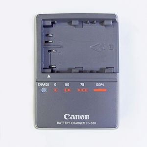 即決 送料300円から Canon キャノン 純正 充電器 CG-580 ★充電動作確認済み