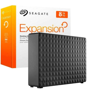 Seagate 8TB 3.5 Expansion HDD 静音 縦横置 外付けハードディスク ST8000DM004-2CX188②【中古品】