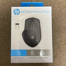 新品未開封 HP 280 ワイヤレスマウス 静音 無線 Blue LED ブラック Mac Windows PC MacBook対応_画像1